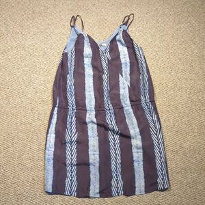 Banana Republic Heritage Spaghetti Strap Dress Large Drop Waist V Neck Silk